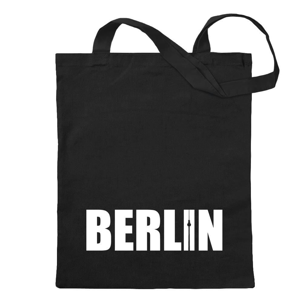 Berlin Inscription Sac en Coton Toile Sac à Bandoulière Long Anse - Picture 12 of 15