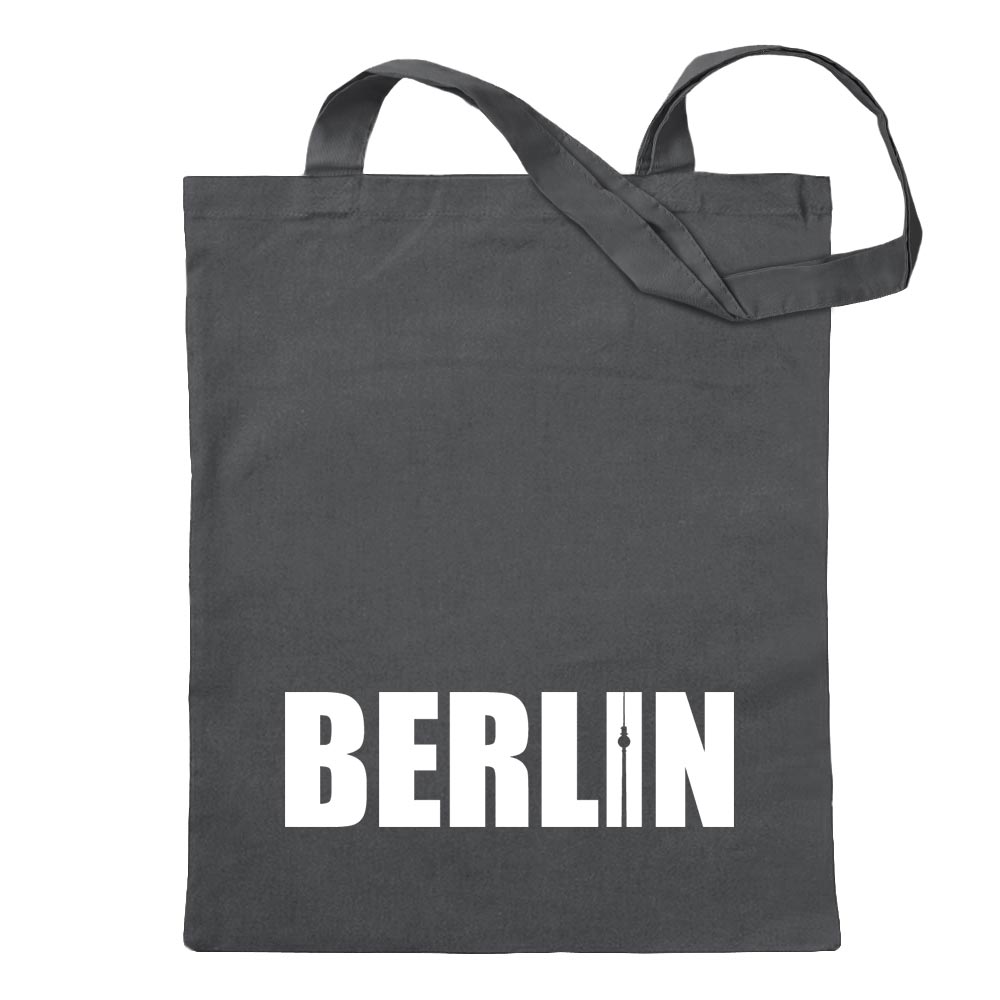 Berlin Inscription Sac en Coton Toile Sac à Bandoulière Long Anse - Picture 13 of 15