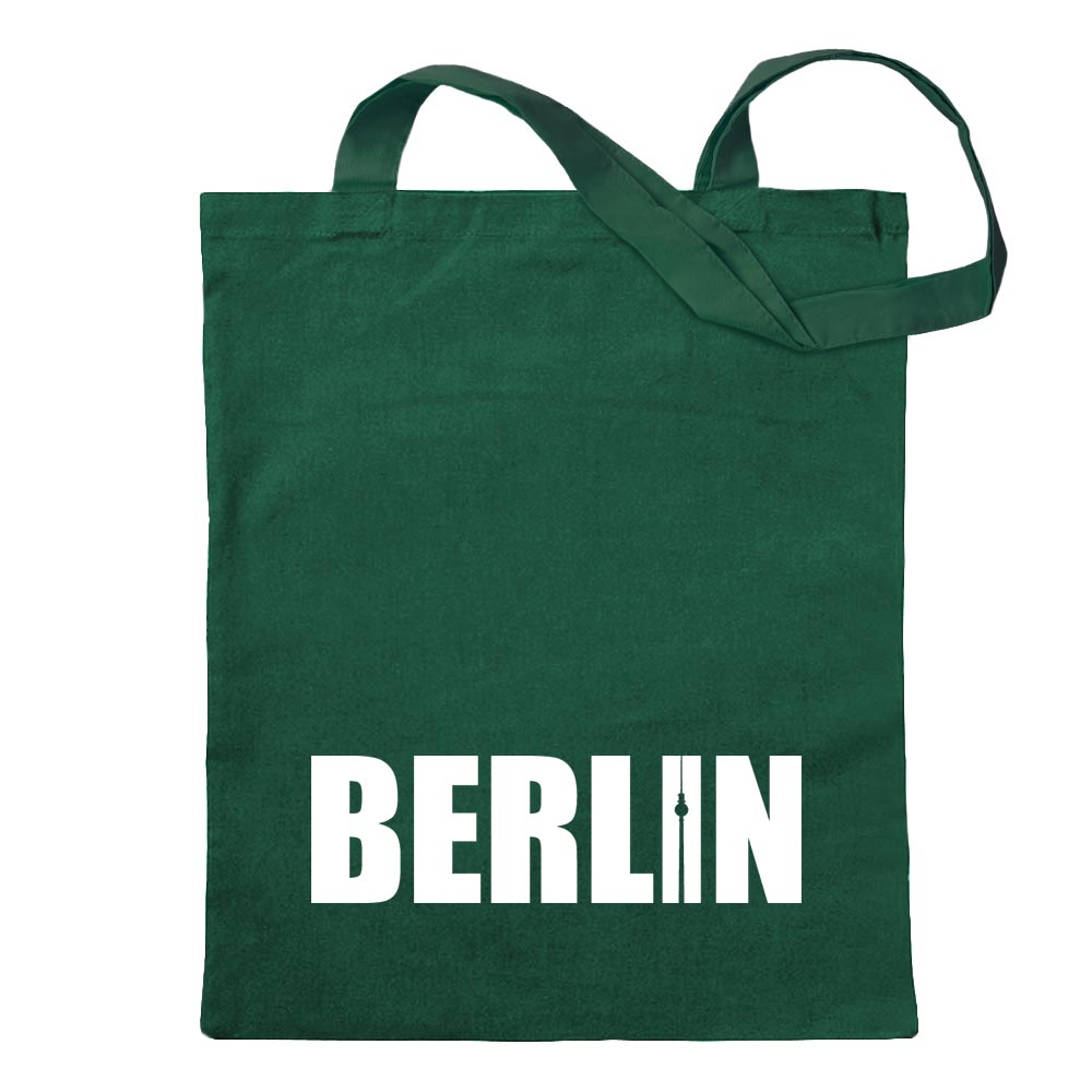 Berlin Inscription Sac en Coton Toile Sac à Bandoulière Long Anse - Picture 14 of 15