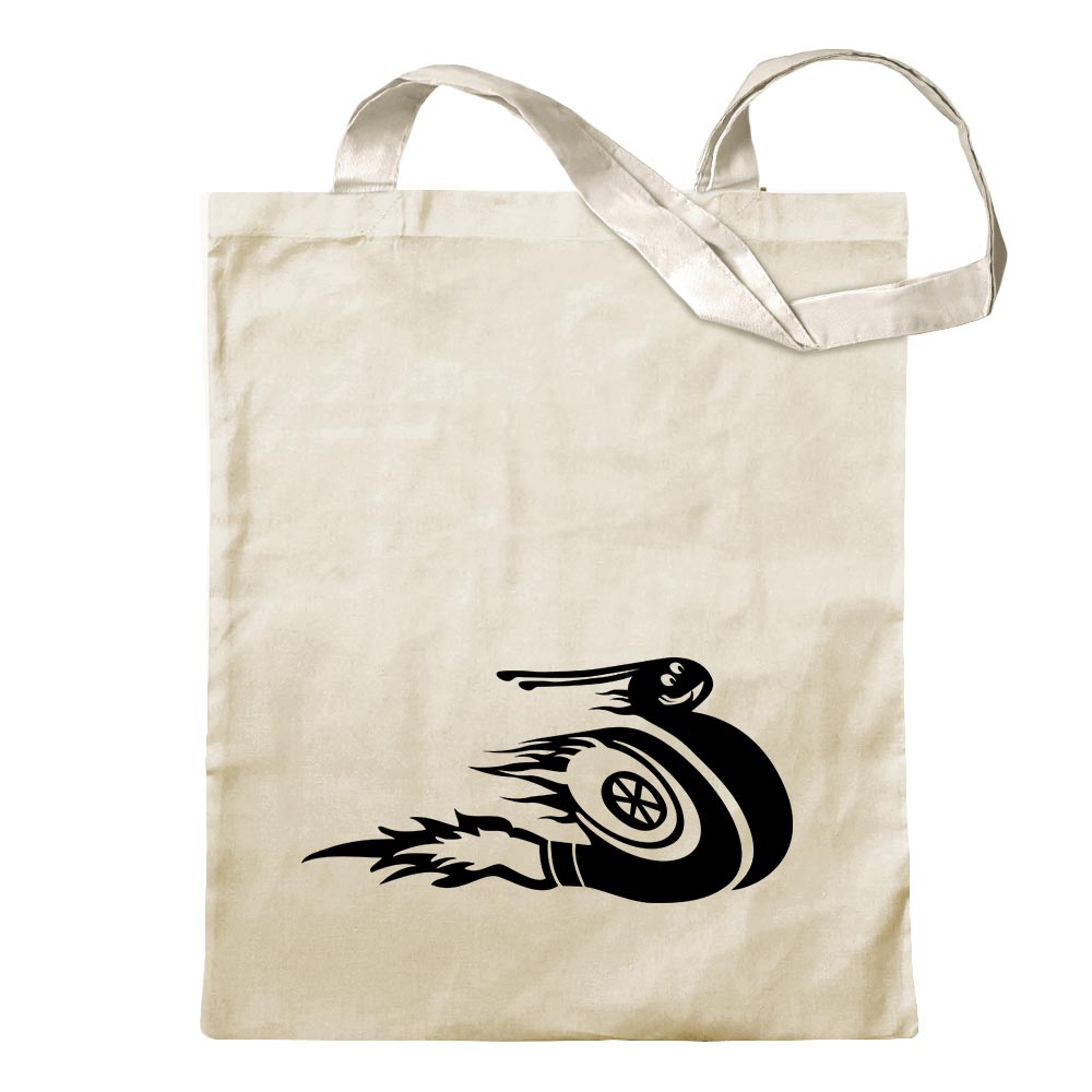 Turboschnecke - Speed - Turbo Tragetasche Baumwolltasche Stoffbeutel langer Hen - Picture 43 of 91