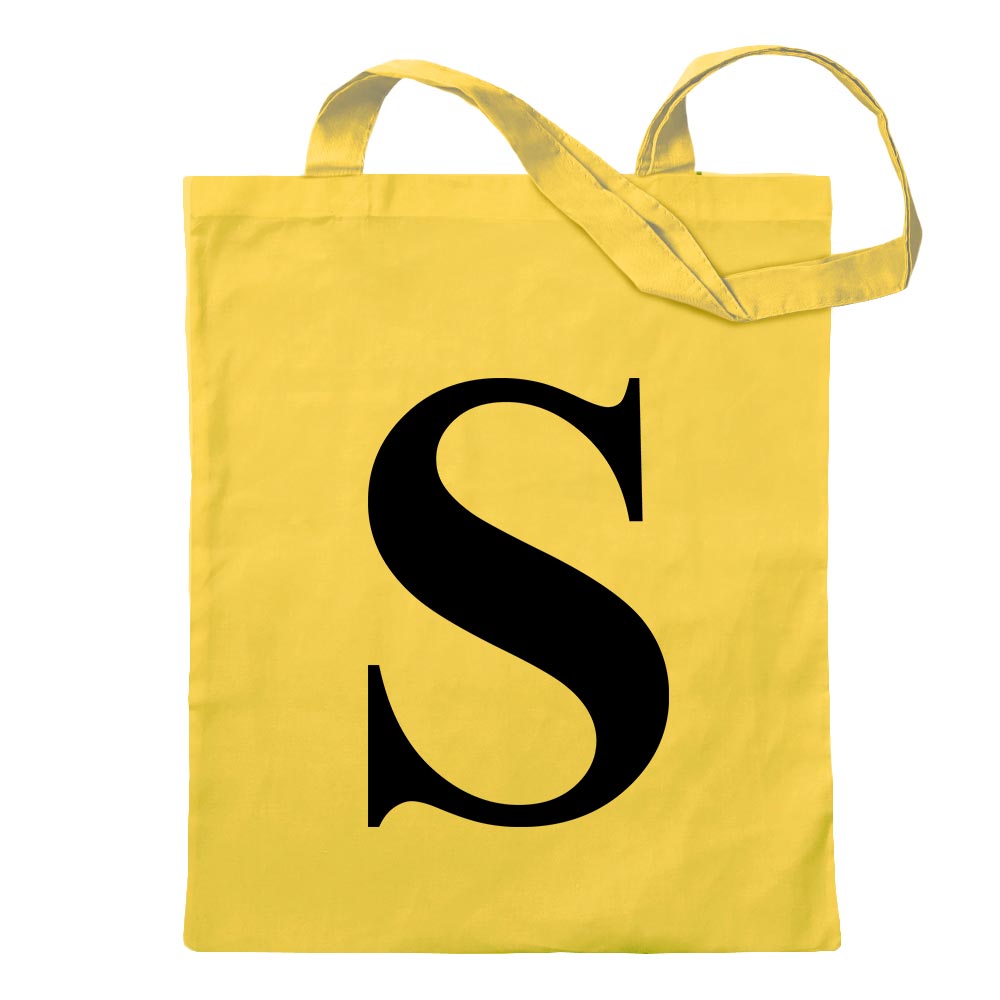 Buchstabe S - Alphabet Jutebeutel in 12 verschiedenen Farben - Tragetasche bedr - Picture 15 of 91
