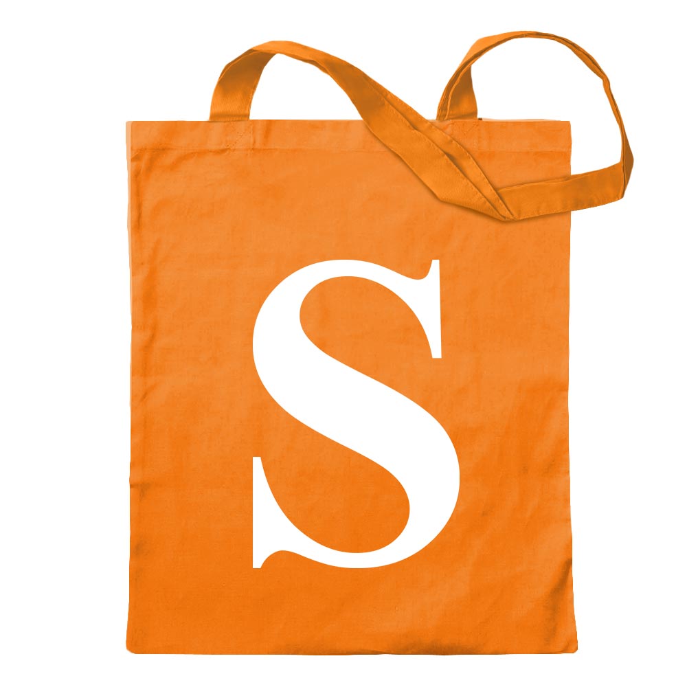 Buchstabe S - Alphabet Jutebeutel in 12 verschiedenen Farben - Tragetasche bedr - Picture 36 of 91