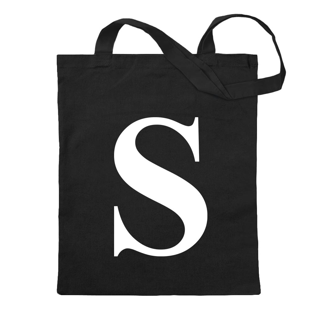Buchstabe S - Alphabet Jutebeutel in 12 verschiedenen Farben - Tragetasche bedr - Picture 64 of 91