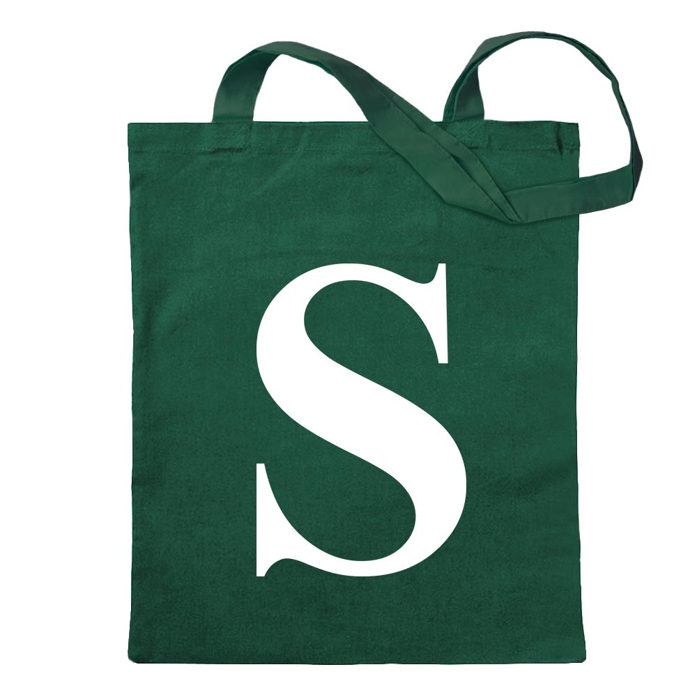 Buchstabe S - Alphabet Jutebeutel in 12 verschiedenen Farben - Tragetasche bedr - Picture 78 of 91