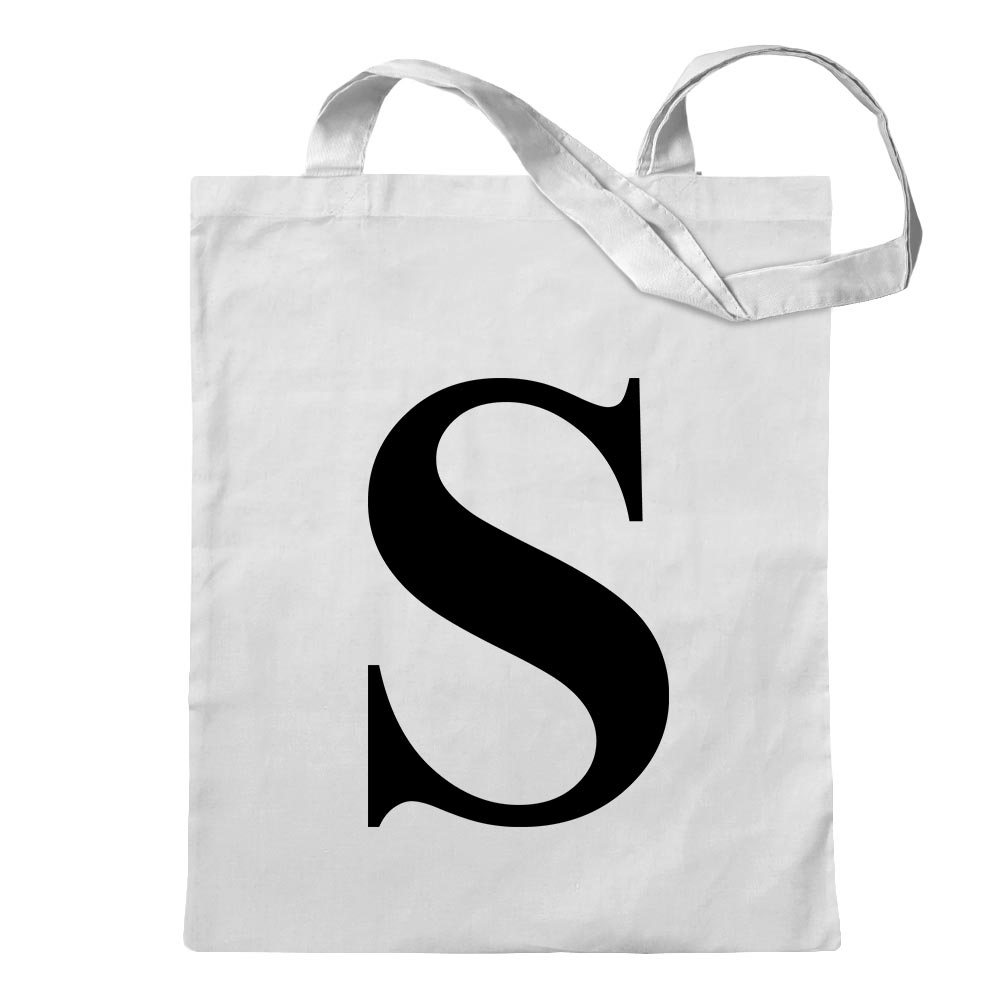 Buchstabe S - Alphabet Jutebeutel in 12 verschiedenen Farben - Tragetasche bedr - Picture 85 of 91