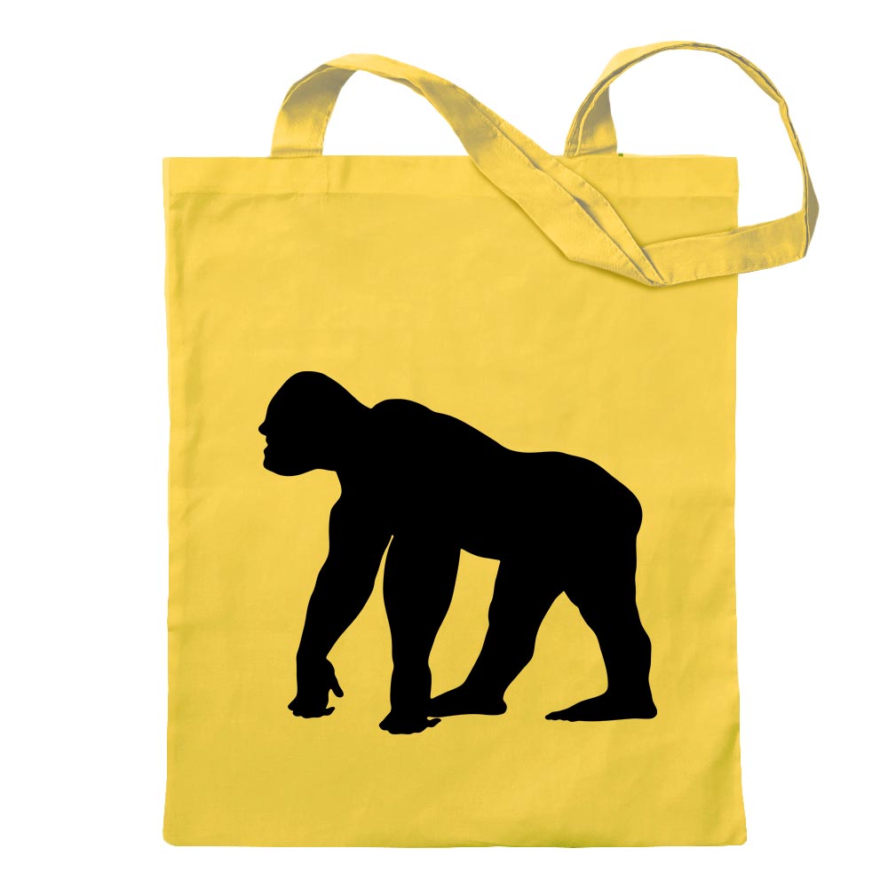Affe - Gorillas - Schimpansen Tragetasche Baumwolltasche Stoffbeutel langer Hen - Picture 15 of 91