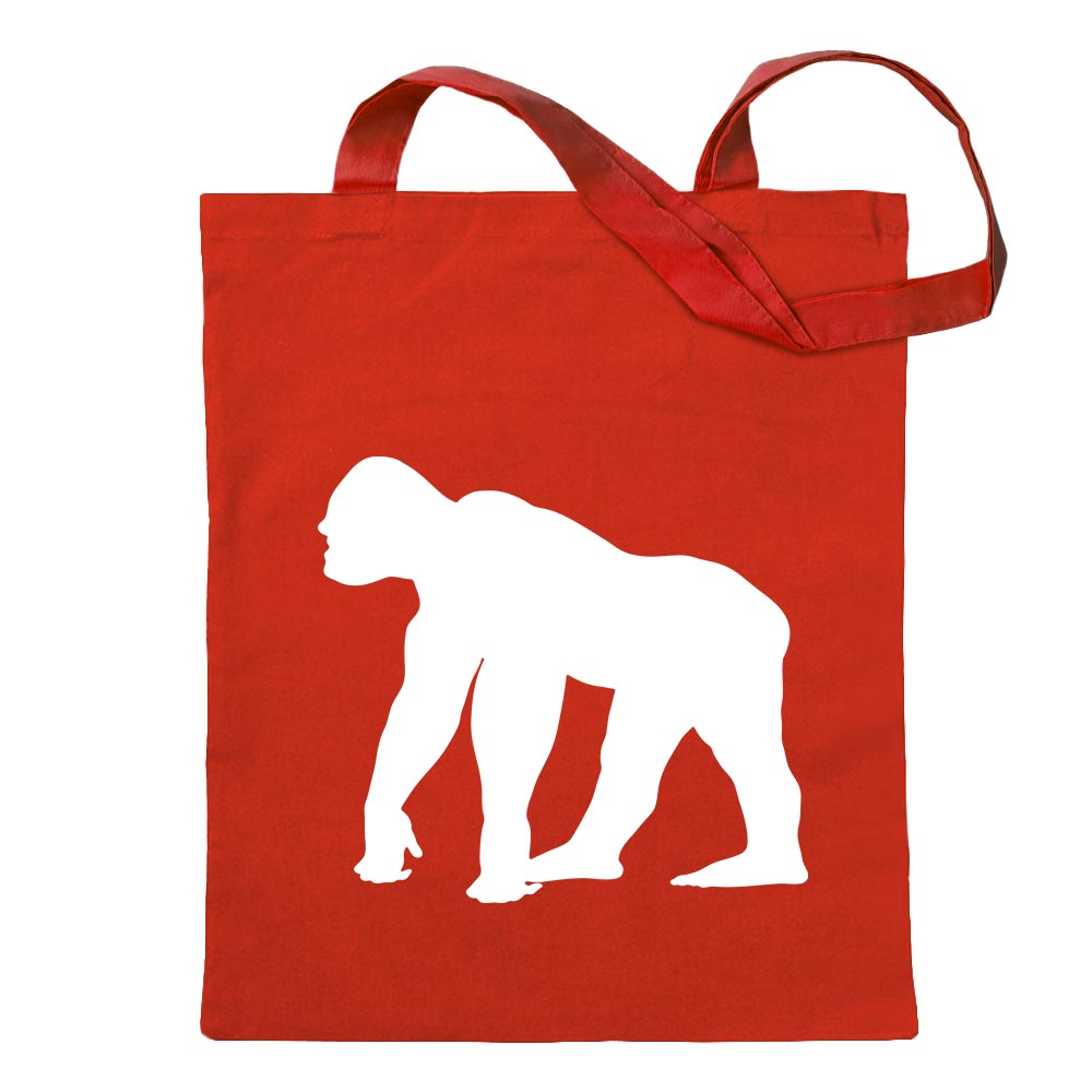 Affe - Gorillas - Schimpansen Tragetasche Baumwolltasche Stoffbeutel langer Hen - Picture 50 of 91