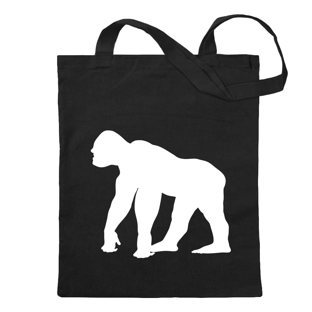 Affe - Gorillas - Schimpansen Tragetasche Baumwolltasche Stoffbeutel langer Hen - Picture 64 of 91