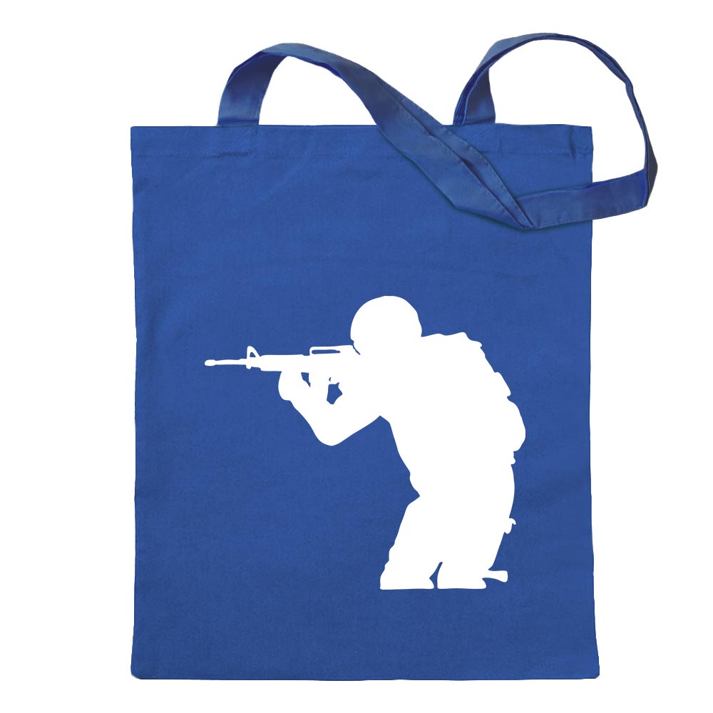 Army - Motif 3 - Special Forces Cotton Bag Cloth Bag Shoulder Bag Long - Picture 11 of 15