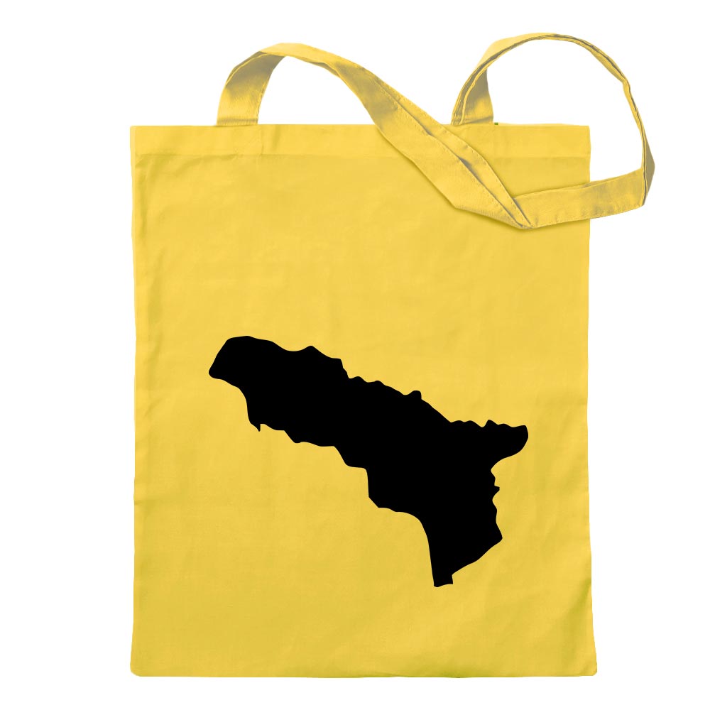 Abchasien Umriss Kontur Tragetasche Baumwolltasche Stoffbeutel langer Henkel - Picture 15 of 91