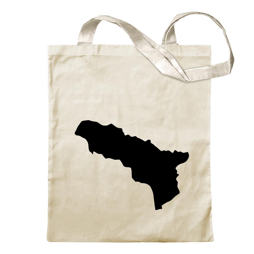 Abchasien Umriss Kontur Tragetasche Baumwolltasche Stoffbeutel langer Henkel - Picture 43 of 91