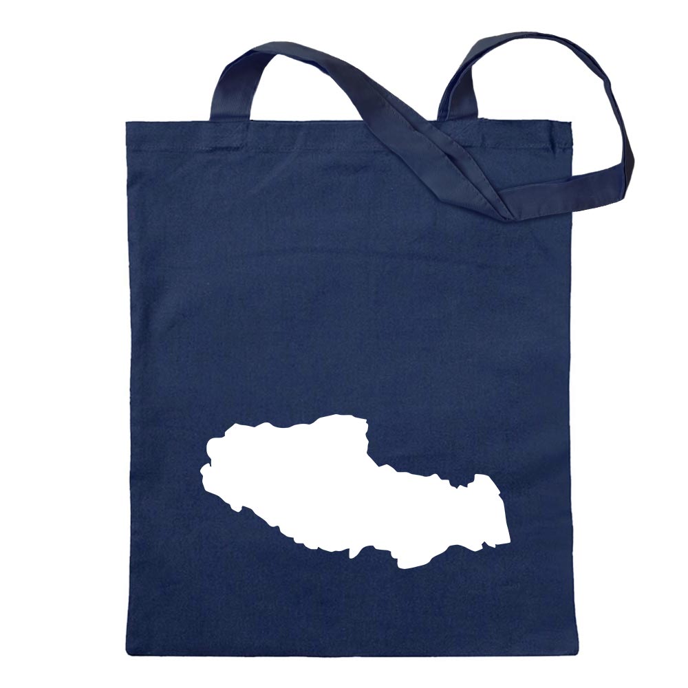 Tibet - Himalaya Outline Cotton Bag Cloth Bag Shoulder Bag Long Handle - Picture 4 of 15