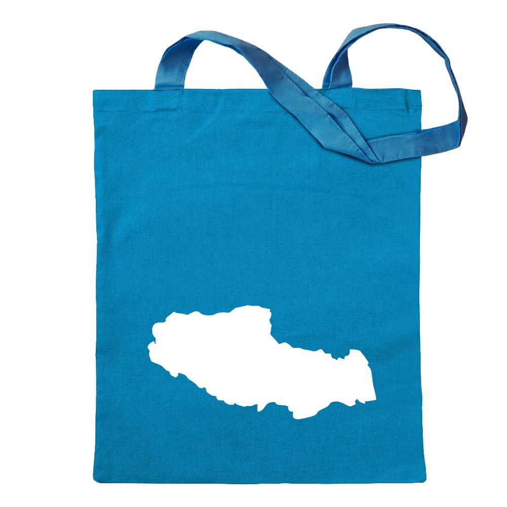 Tibet - Himalaya Outline Cotton Bag Cloth Bag Shoulder Bag Long Handle - Picture 6 of 15