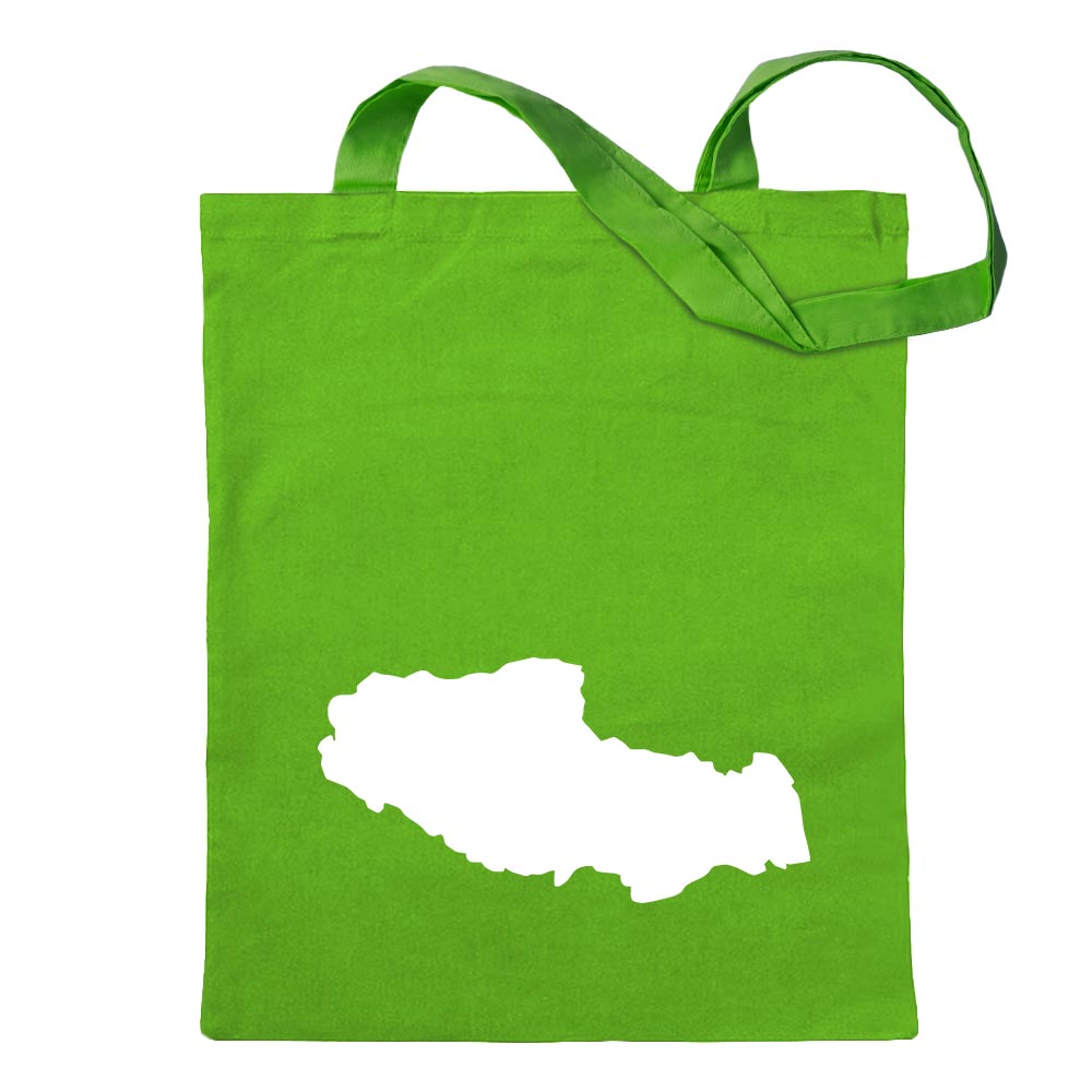 Tibet - Himalaya Outline Cotton Bag Cloth Bag Shoulder Bag Long Handle - Picture 7 of 15