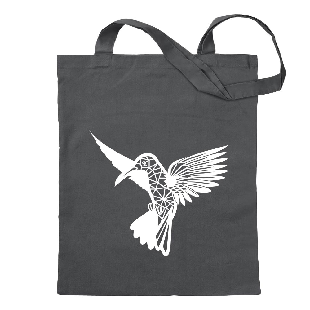 Polygon Kolibri Figur Tier Art Tragetasche Baumwolltasche Stoffbeutel langer He - Picture 71 of 91