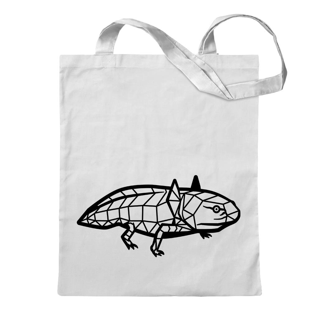 Axolotl Polygon Tragetasche Baumwolltasche Stoffbeutel langer Henkel - Bild 85 von 91