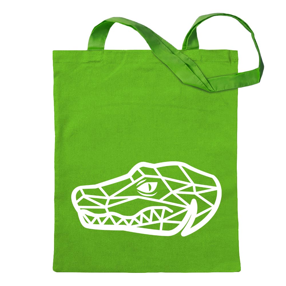Sac À Dos Polygon En Tissu Avec Longs Poignées Krokodil Alligator - Picture 29 of 91