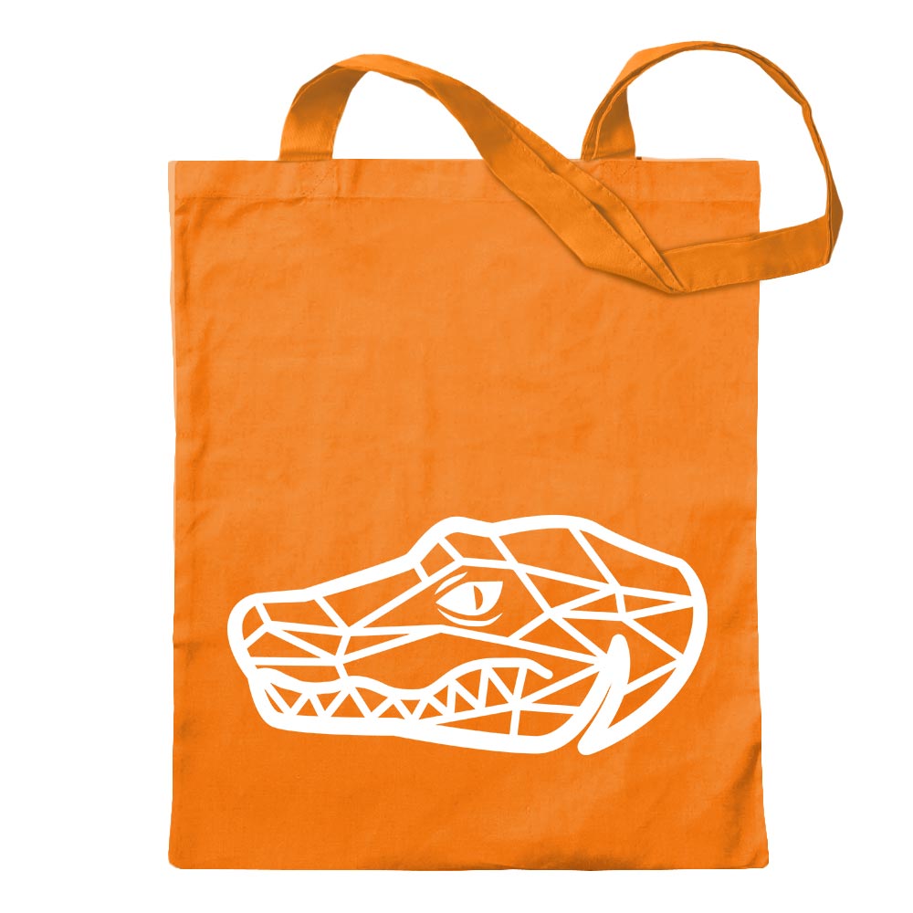 Sac À Dos Polygon En Tissu Avec Longs Poignées Krokodil Alligator - Picture 36 of 91