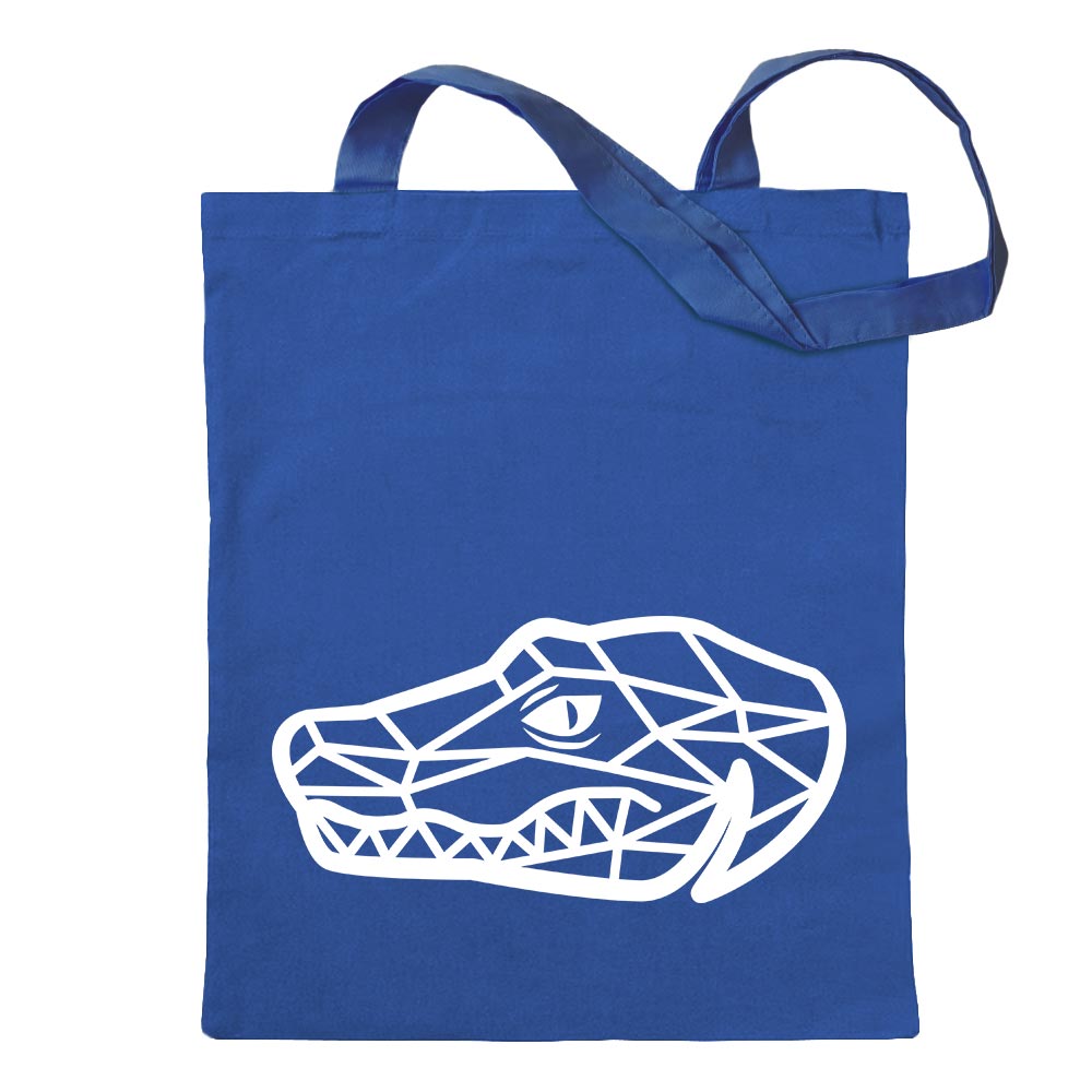 Sac À Dos Polygon En Tissu Avec Longs Poignées Krokodil Alligator - Picture 57 of 91