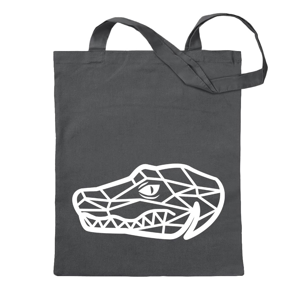 Sac À Dos Polygon En Tissu Avec Longs Poignées Krokodil Alligator - Picture 71 of 91