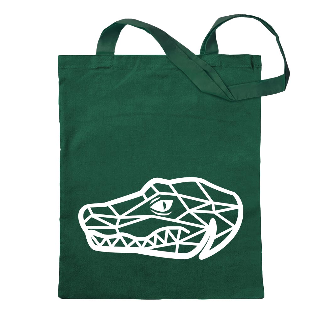 Sac À Dos Polygon En Tissu Avec Longs Poignées Krokodil Alligator - Picture 78 of 91
