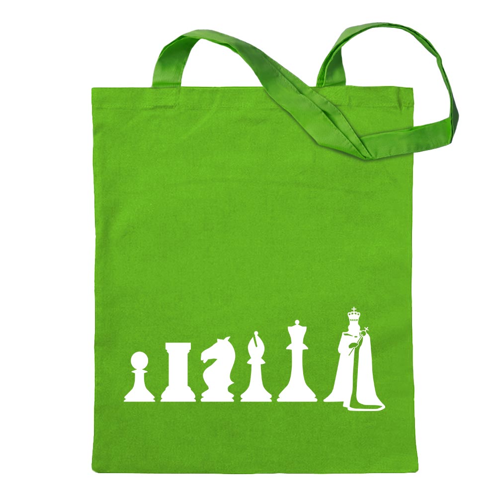 Schach Spiel Evolution Tragetasche Baumwolltasche Stoffbeutel langer Henkel - Bild 29 von 91