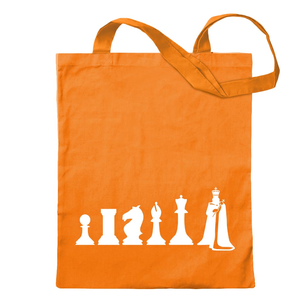 Schach Spiel Evolution Tragetasche Baumwolltasche Stoffbeutel langer Henkel - Bild 36 von 91