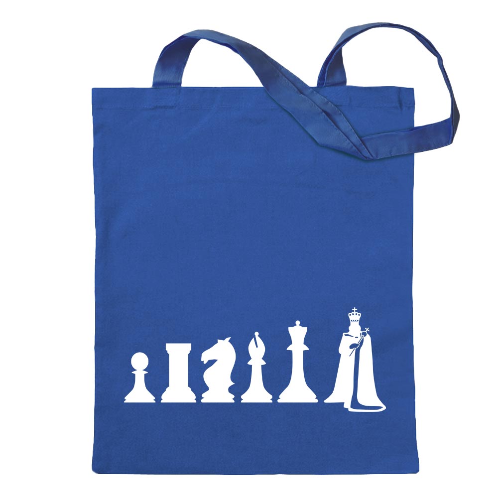 Schach Spiel Evolution Tragetasche Baumwolltasche Stoffbeutel langer Henkel - Bild 57 von 91