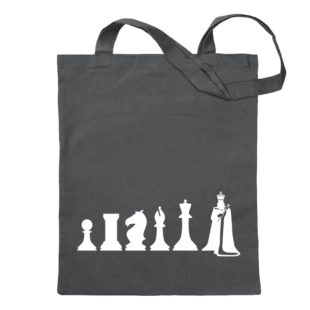 Schach Spiel Evolution Tragetasche Baumwolltasche Stoffbeutel langer Henkel - Bild 71 von 91