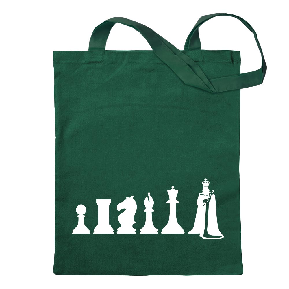 Schach Spiel Evolution Tragetasche Baumwolltasche Stoffbeutel langer Henkel - Bild 78 von 91
