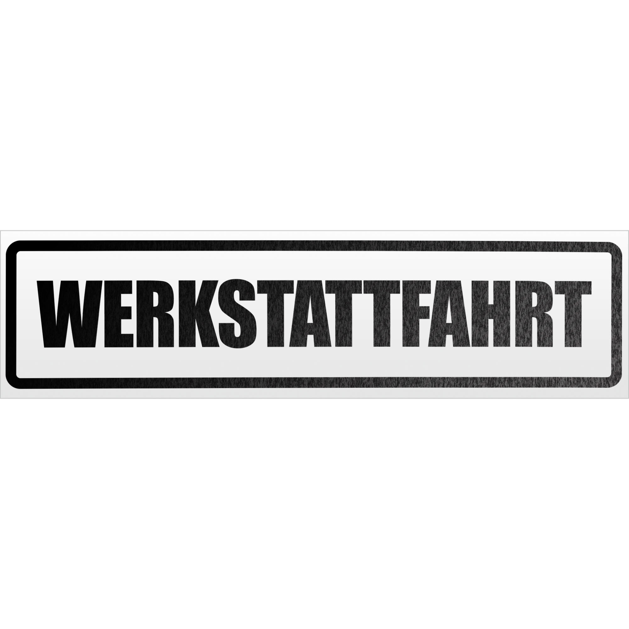 Werkstattfahrt Magnetschild Schild magnetisch - Picture 25 of 25