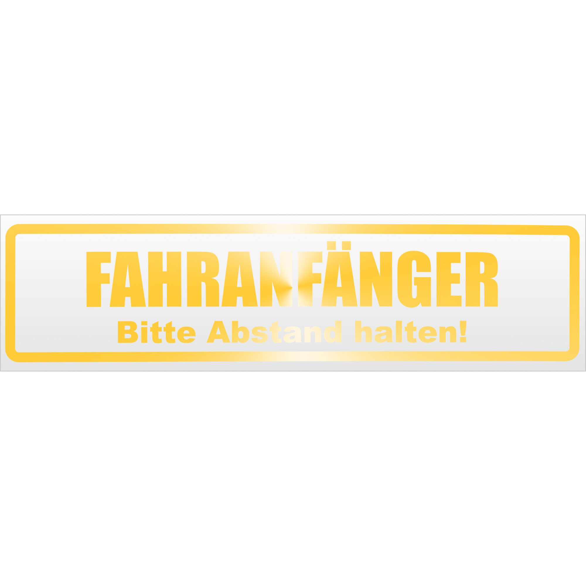 Fahranfänger. Bitte Abstand halten! Magnetschild Schild magnetisch - Bild 21 von 25