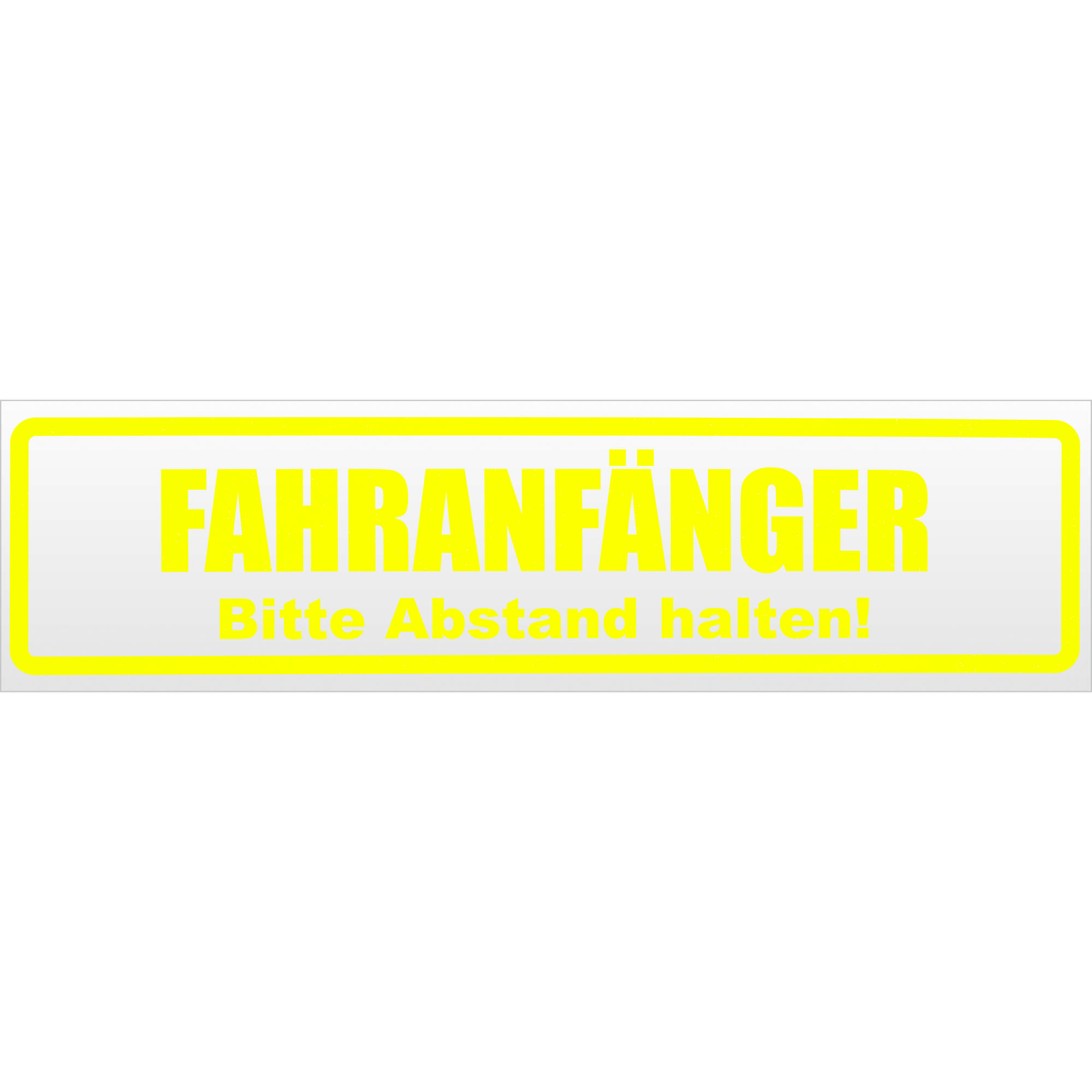 Fahranfänger. Bitte Abstand halten! Magnetschild Schild magnetisch - Bild 16 von 25