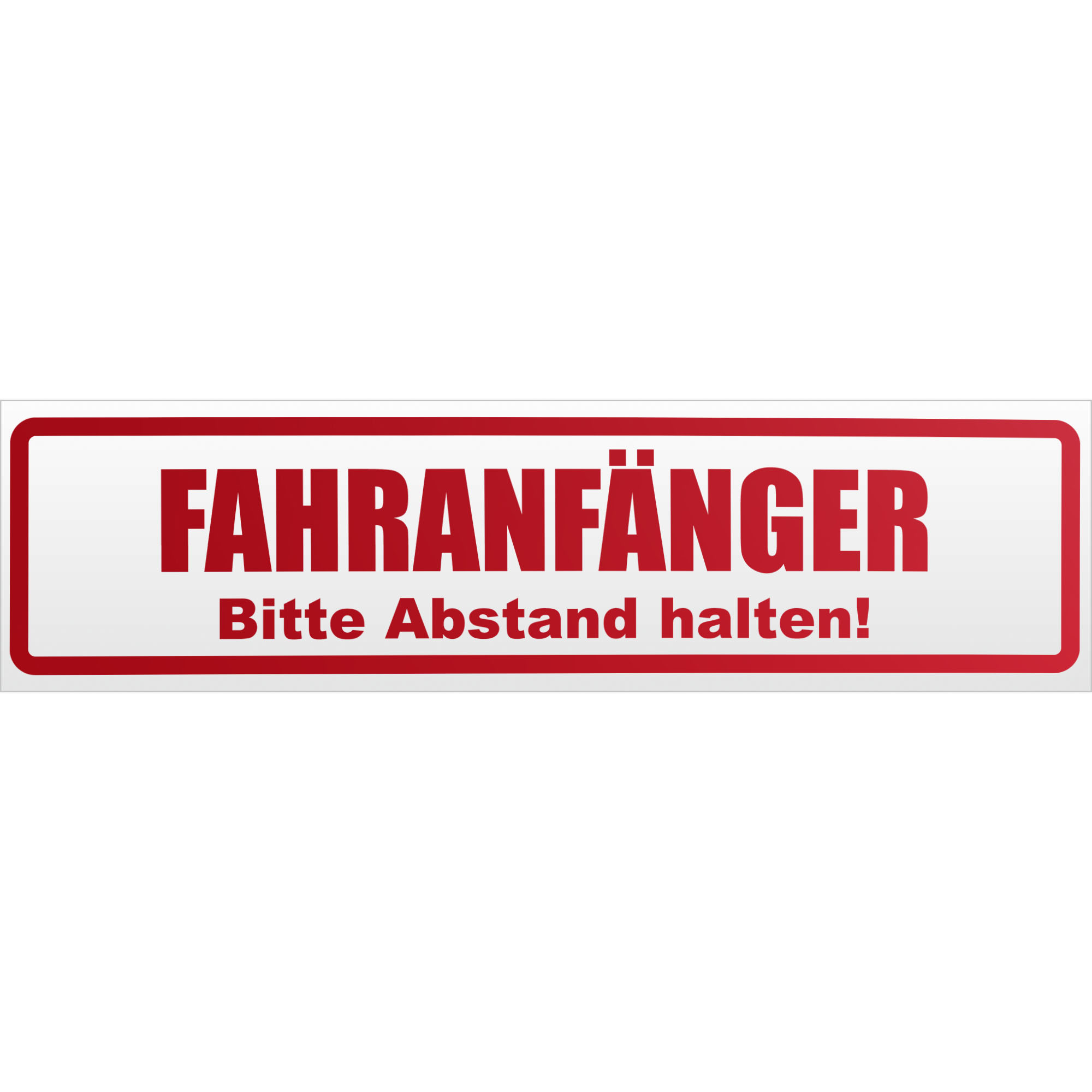 Fahranfänger. Bitte Abstand halten! Magnetschild Schild magnetisch - Bild 22 von 25