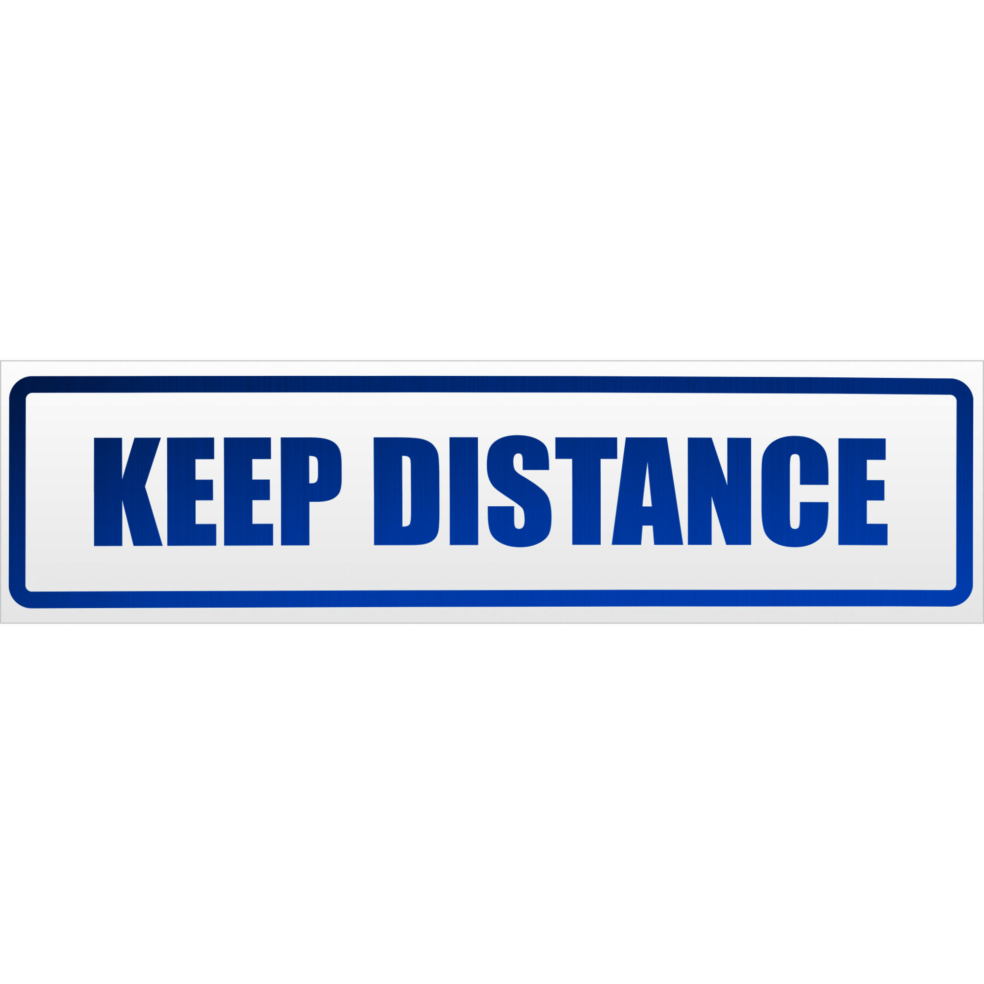 Keep Distance Magnetschild Schild magnetisch 