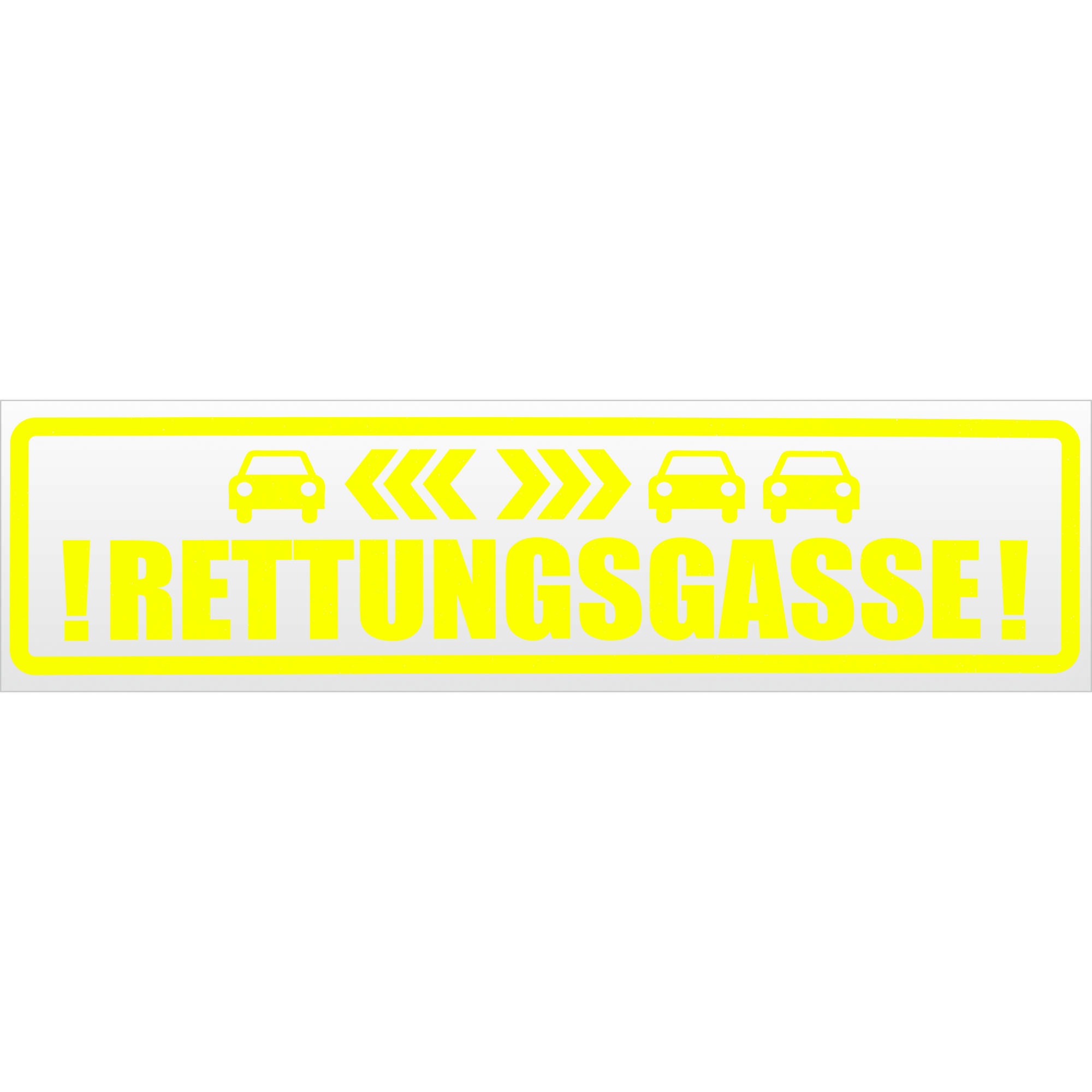 Rettungsgasse mit Autos Magnetschild Schild magnetisch - Picture 16 of 25