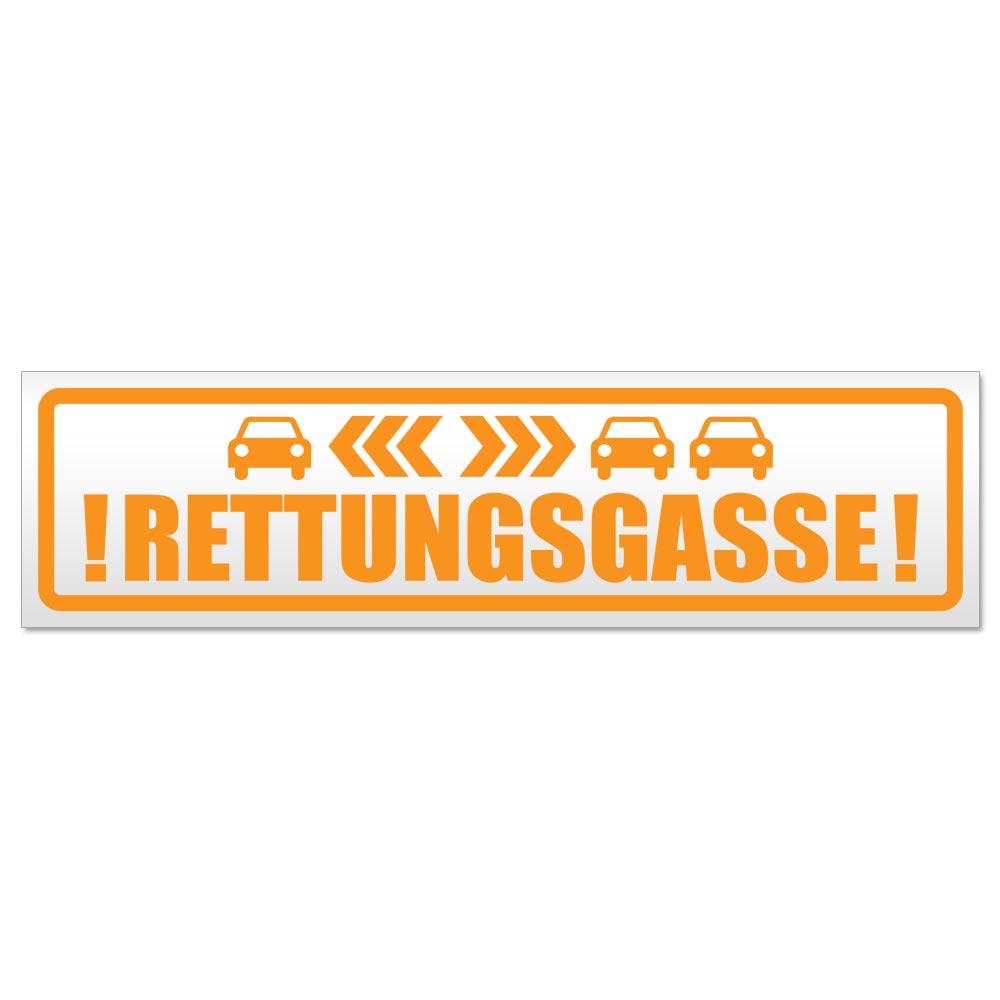 Rettungsgasse mit Autos Magnetschild Schild magnetisch - Picture 14 of 25