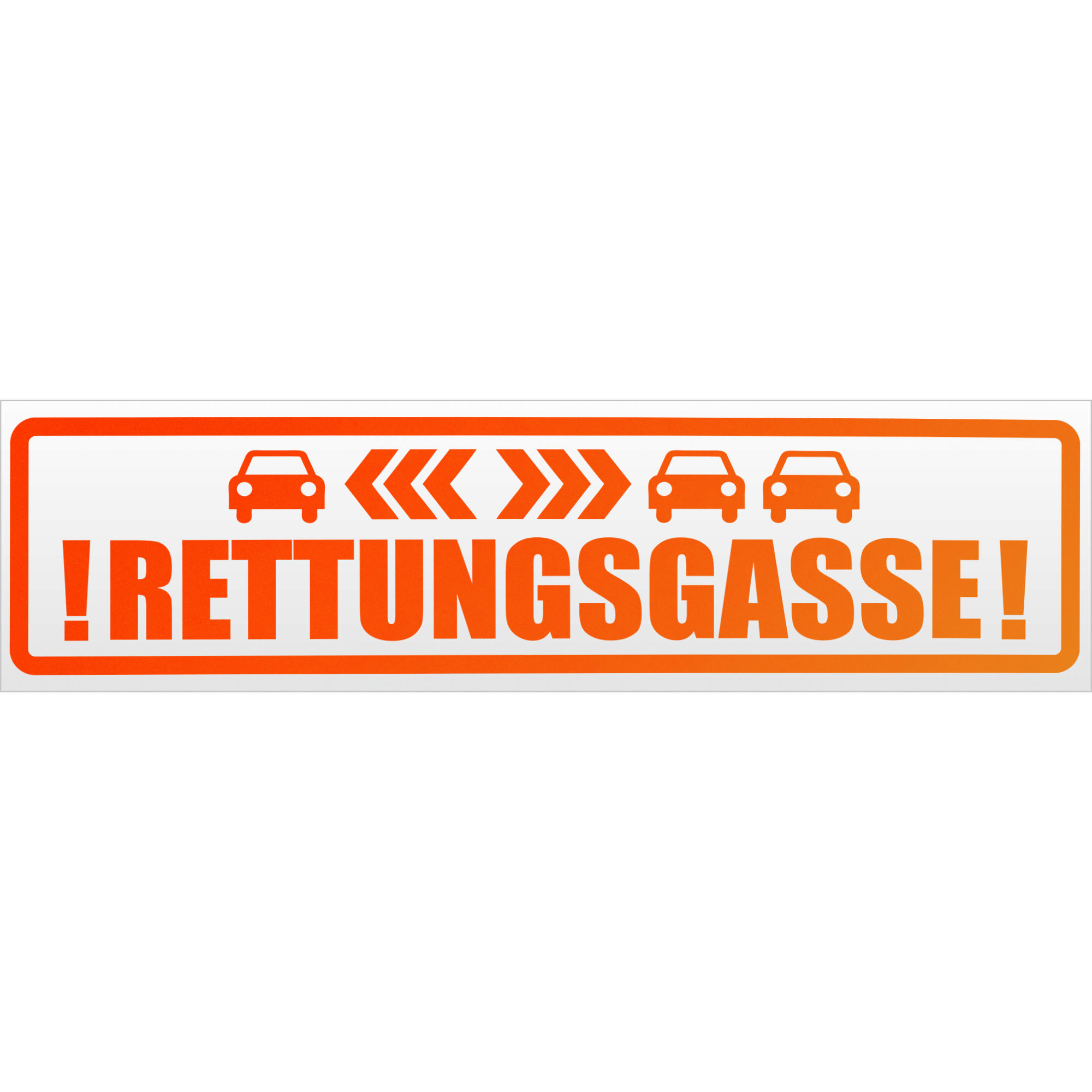 Rettungsgasse mit Autos Magnetschild Schild magnetisch - Picture 17 of 25