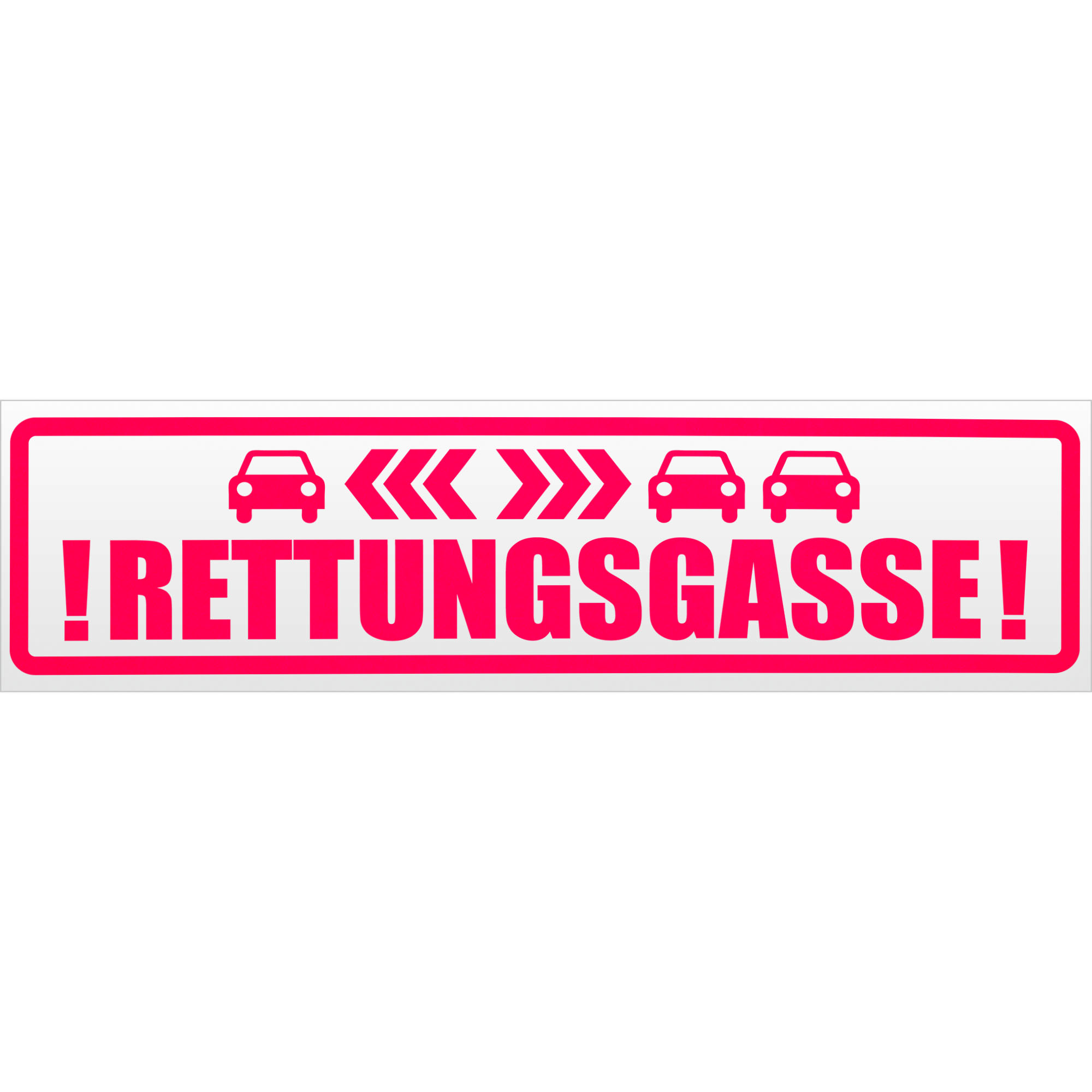 Rettungsgasse mit Autos Magnetschild Schild magnetisch - Picture 18 of 25