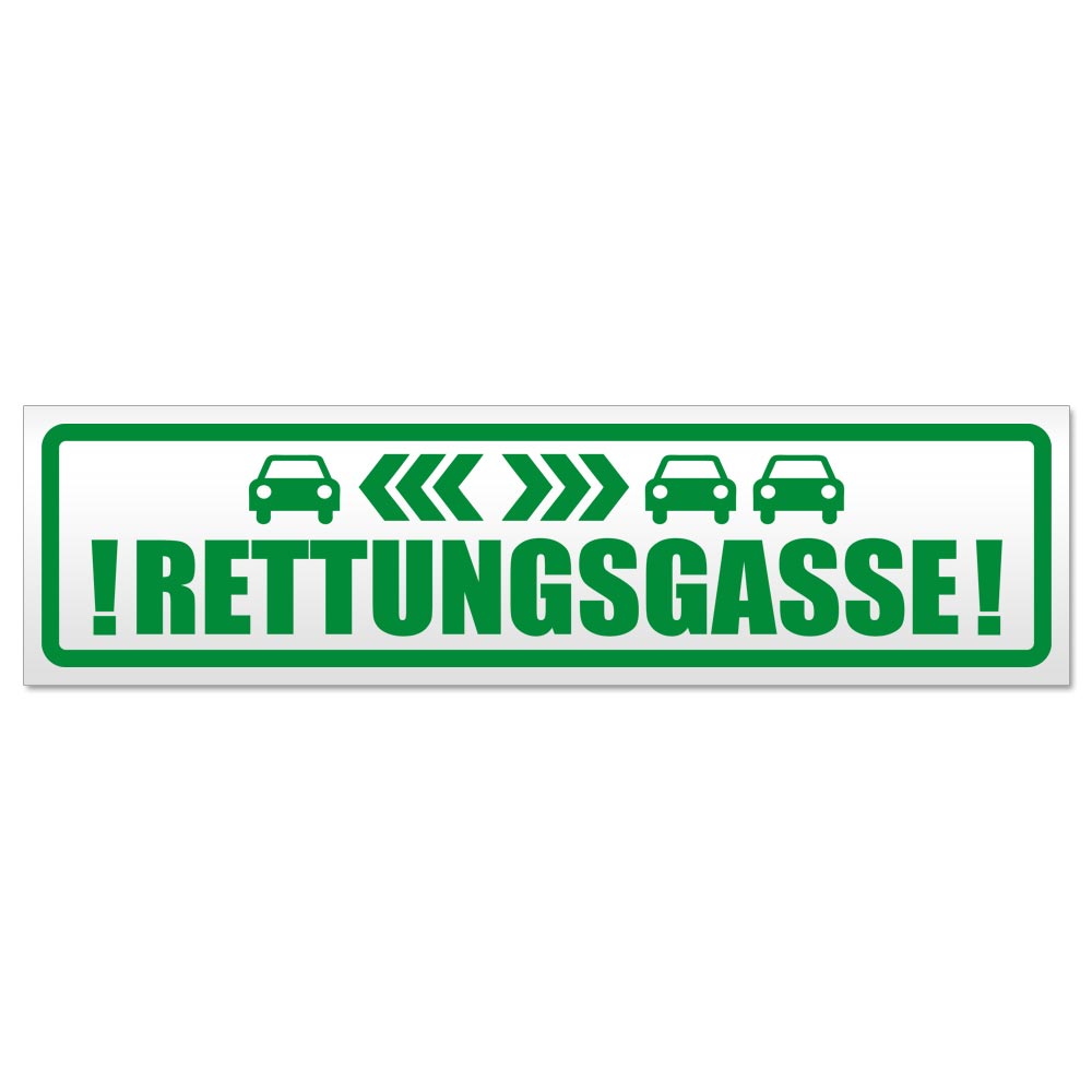 Rettungsgasse mit Autos Magnetschild Schild magnetisch - Picture 15 of 25