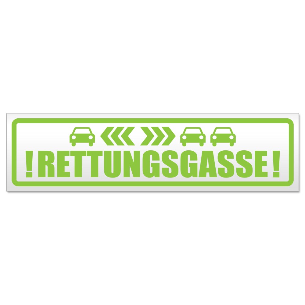 Rettungsgasse mit Autos Magnetschild Schild magnetisch - Picture 8 of 25