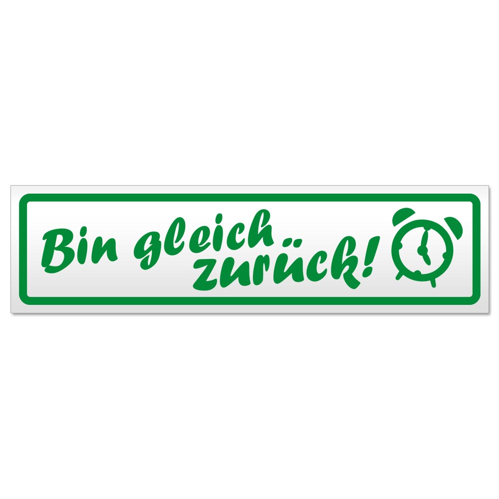 Kiwistar Magnetschild – 20 Cm Grün, Magnetisch Für Auto – Wiederverwendbares Hinweisschild Für Dashcam-Warnung