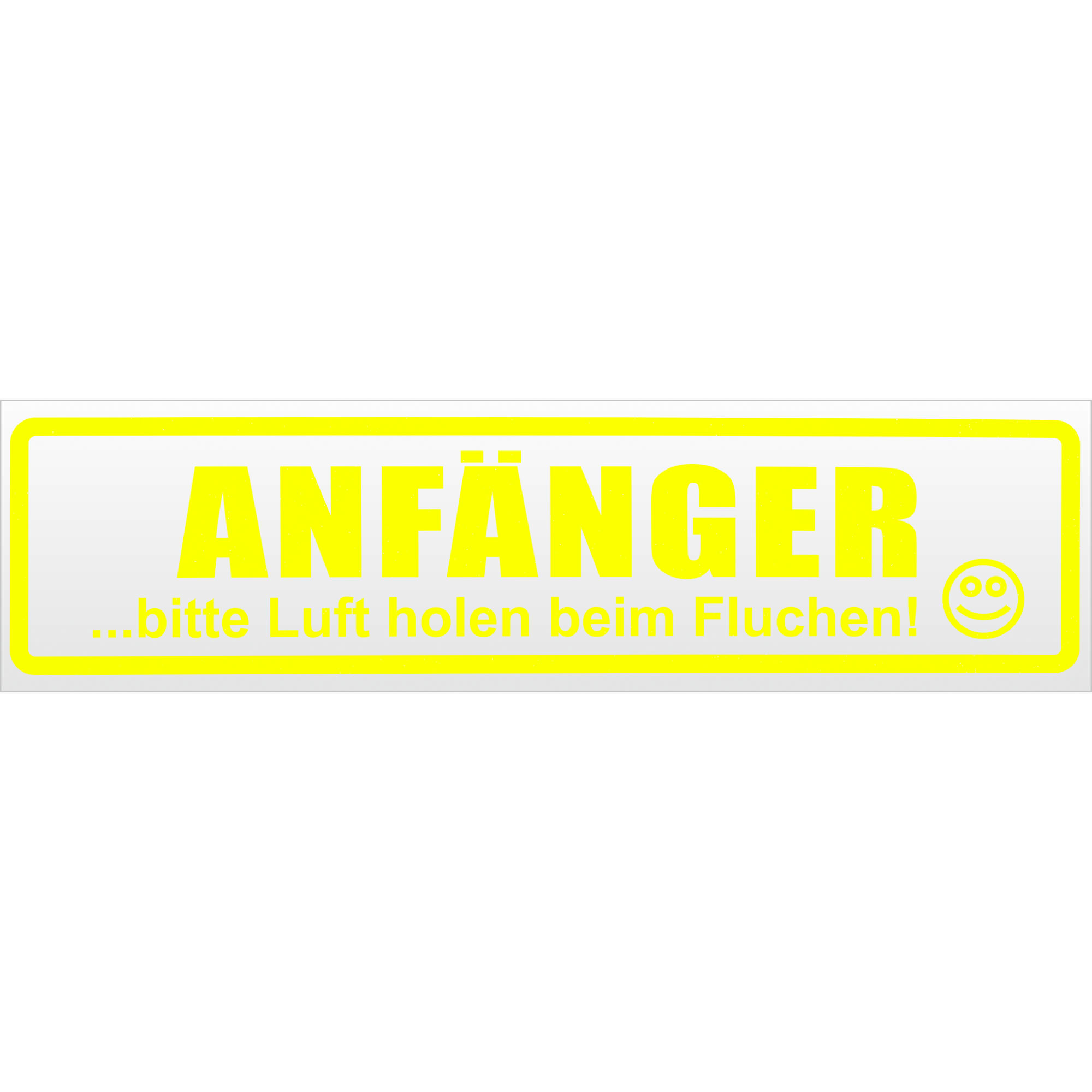 Anfänger - bitte Luft holen Magnetschild Schild magnetisch - Picture 16 of 25