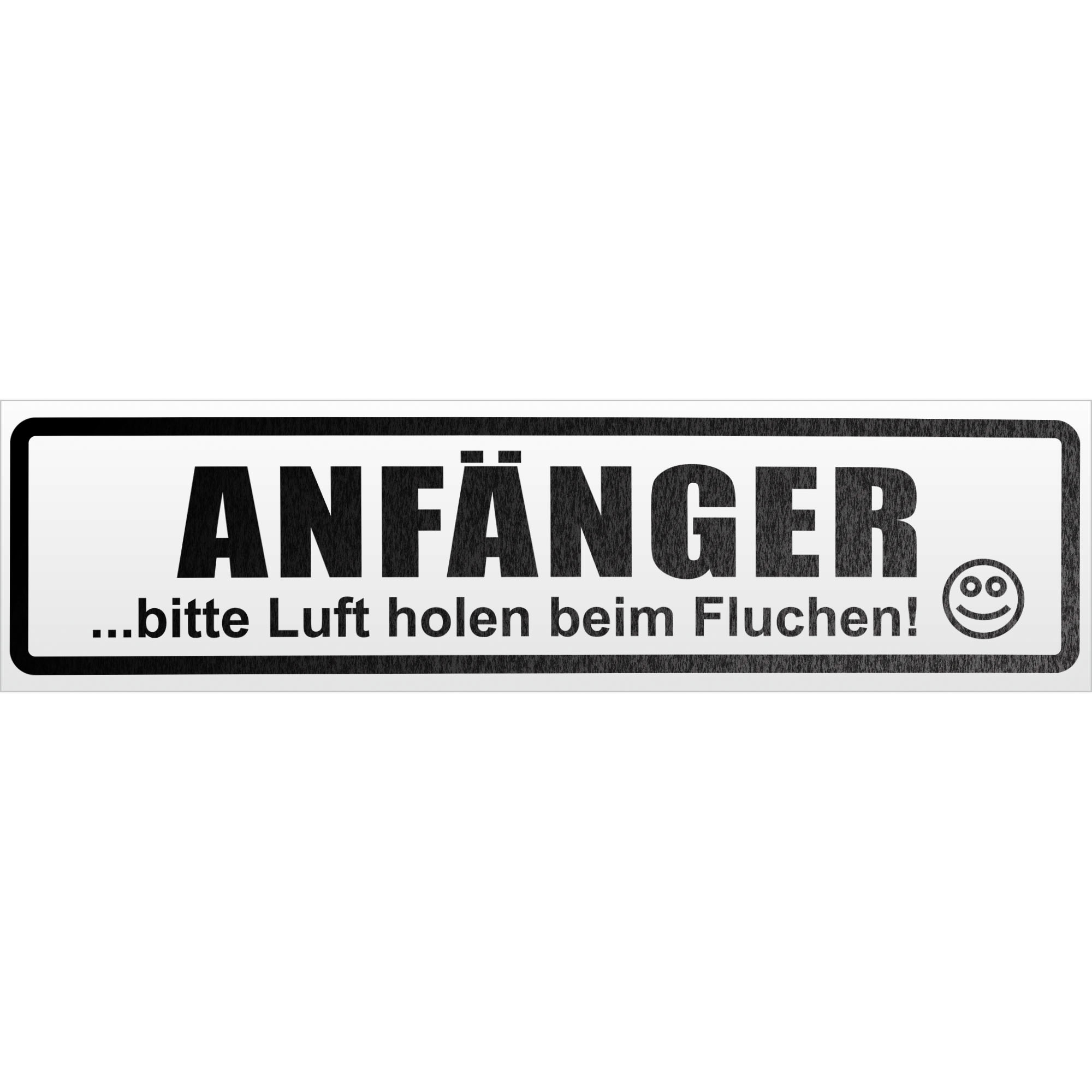 Anfänger - bitte Luft holen Magnetschild Schild magnetisch - Picture 25 of 25