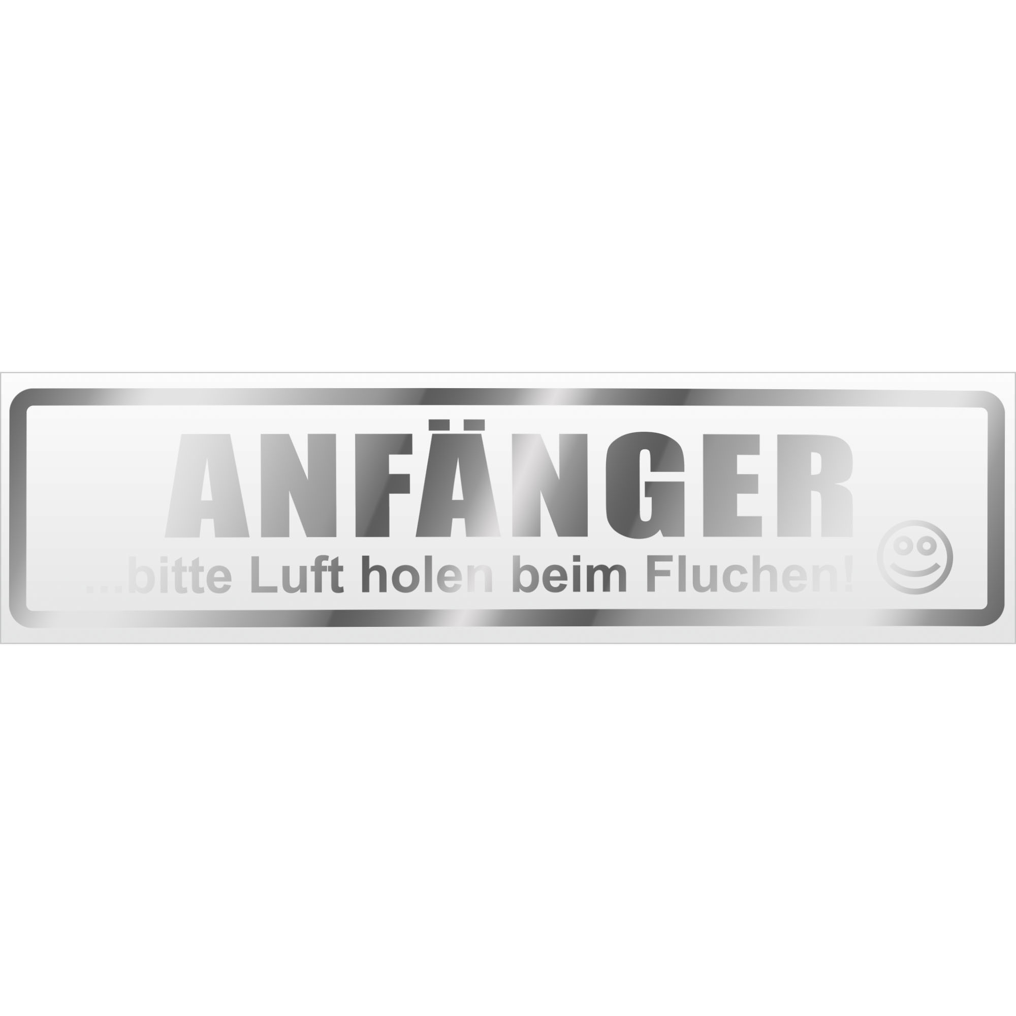 Anfänger - bitte Luft holen Magnetschild Schild magnetisch - Picture 20 of 25