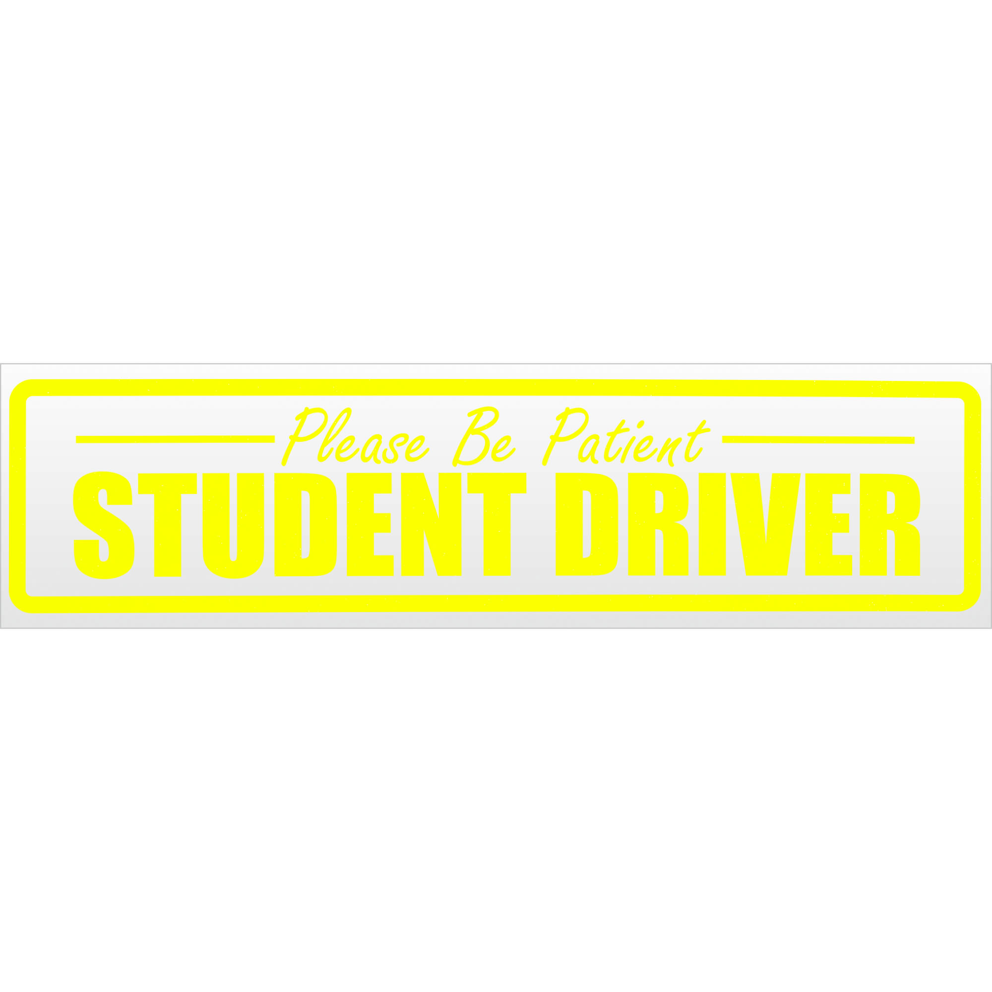 Student Driver Magnetschild Schild magnetisch 