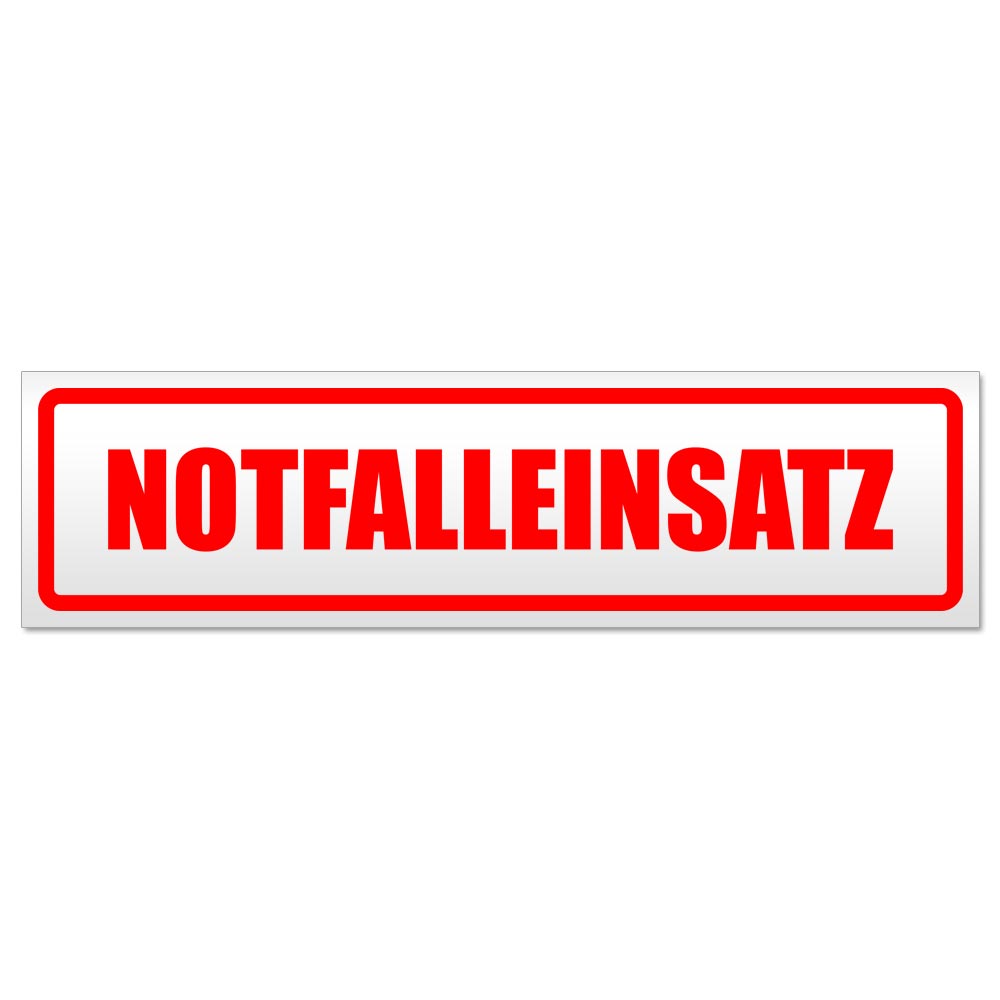 Notfalleinsatz Magnetschild Schild magnetisch - Picture 7 of 25