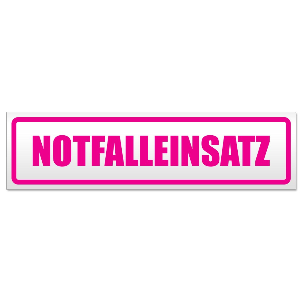 Notfalleinsatz Magnetschild Schild magnetisch - Picture 13 of 25