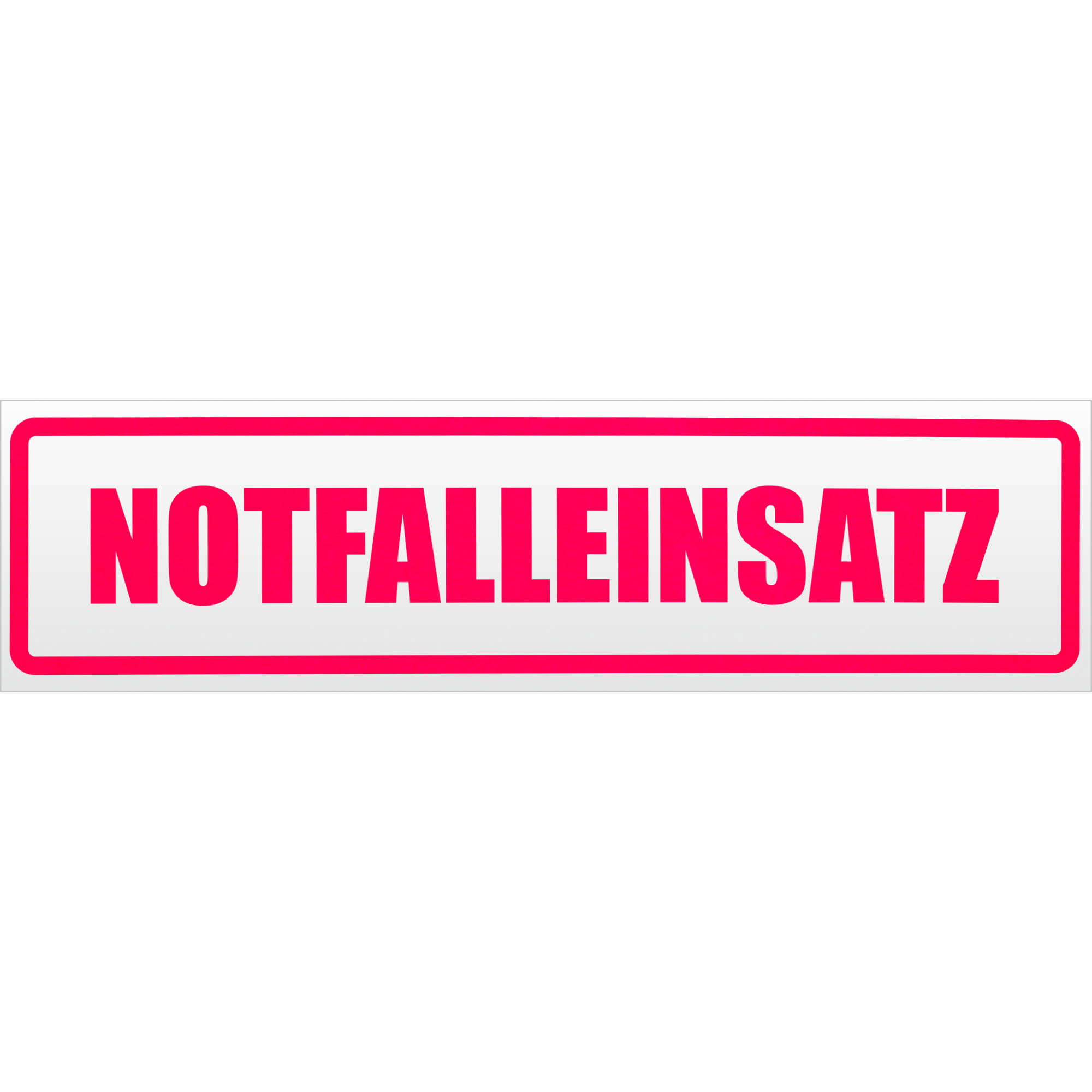 Notfalleinsatz Magnetschild Schild magnetisch - Picture 18 of 25