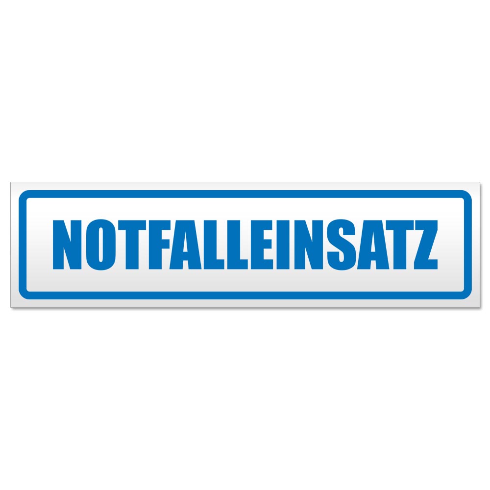 Notfalleinsatz Magnetschild Schild magnetisch - Picture 6 of 25